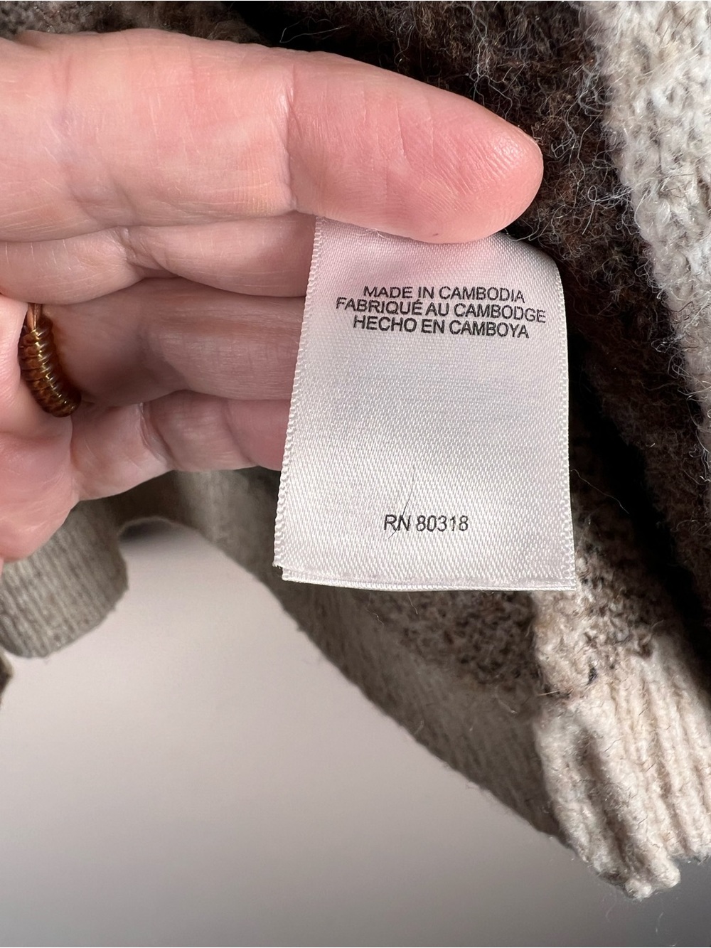 Lucky Brand Horse Shawl Collar Cardigan Sweater Womens L Western Equestrian Fall - Picture 7 of 9